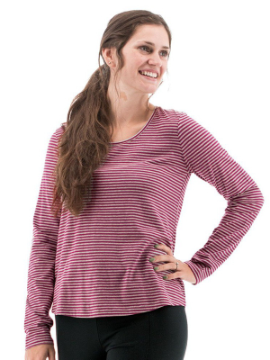 Aventura Clothing Women's Basis Long Sleeve Stripe Tee