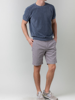 Twill Standard Bermuda Shorts 8 1/2" Inseam Smoke