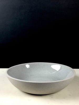 Stillness Bowl | 8.5" X 2" | Greystone/clear Sky
