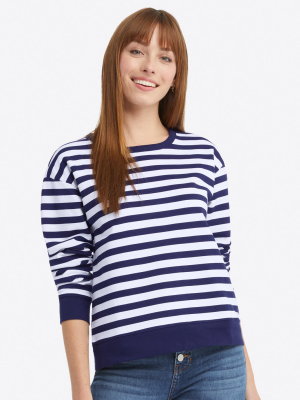 Kelsea Sweatshirt In Awning Stripe