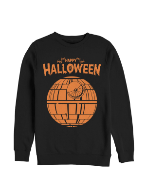 Men's Star Wars Halloween Death Star Sweatshirt