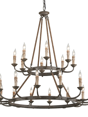 Cyrano 2 Chandelier By Troy Lighting