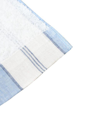 Lola Washcloth Blue Stripe