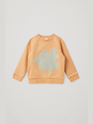 Organic Cotton Splat Print Sweatshirt