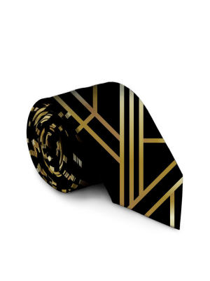 The Ball Droppers | Nye Art Deco Tie