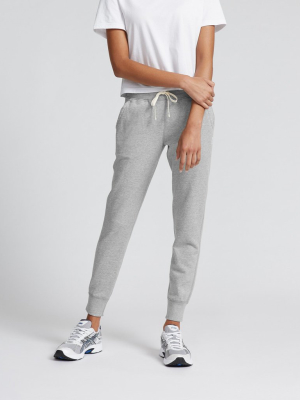 Reigning Champ Women's Lightweight Terry Slim Sweatpant, Heather Grey