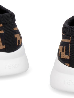 Fendi Ff Motif Sock Sneakers