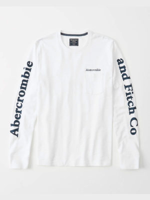 Long-sleeve Logo Tee