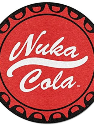 Just Funky Fallout Nuka Cola 48 Inch Round Fleece Throw Blanket