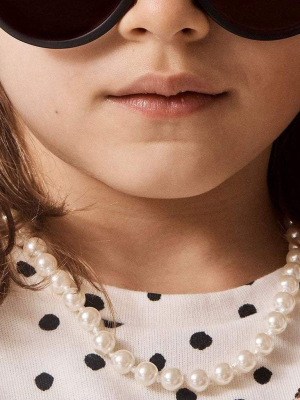 Ivory Pearl Collar Necklace