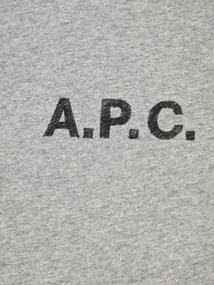 A.p.c. Logo Print Crewneck T-shirt