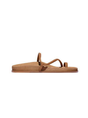 Bari In Tobacco Nappa And Suede— Online Exclusive