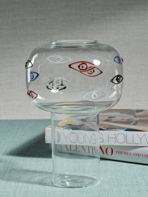 Evil Eye Solanto Glass Vase