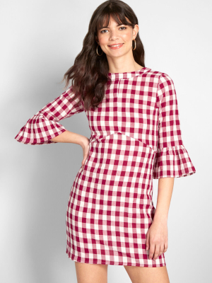 Perfect Pick Gingham Mini Dress