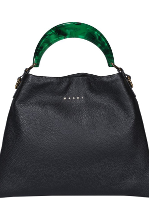 Marni Curved-handle Tote Bag