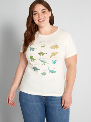 Dino Diagram Graphic Tee