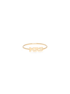 14k Itty Bitty Mrs Ring