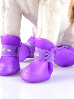 Pet Rain Boots (4pcs)