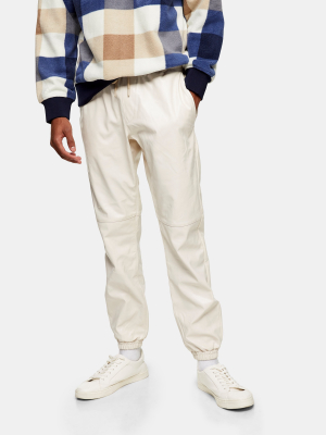 White Pu Sweatpants