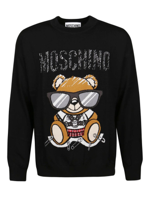 Moschino Teddy Bear Knit Sweater