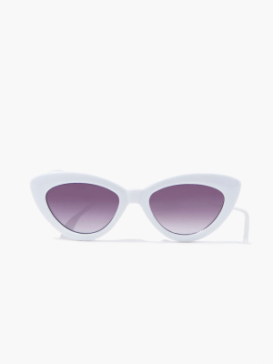 Opaque Cat-eye Sunglasses