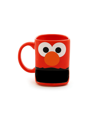 Sesame Street Elmo With Cookie Slot 10oz Stoneware Mug