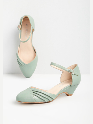 Spring To Mind Ankle Strap Heel