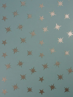 Sirius Wallpaper In Roman Silver From The Belvoir Collection By Matthew Williamson