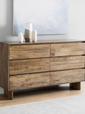 Anton Solid Wood 6-drawer Dresser