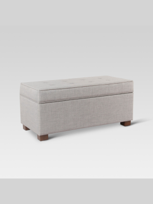 Shelton Tufted Top Storage Ottoman - Threshold™