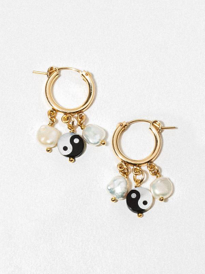 Harmony Yin Yang Hoops