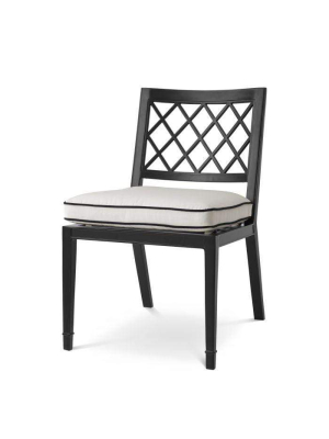 Eichholtz Paladium Outdoor Dining Chair - Black & White