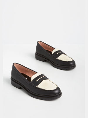Lulu Hun X Collectif Not Your Typical Tuxedo Loafer