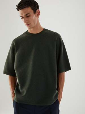 Boiled Merino Wool T-shirt