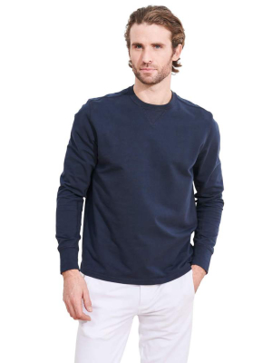 Pya Solid Long Sleeve Crewneck Sweater