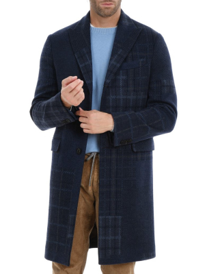 Etro Patchwork Single-breasted Coat