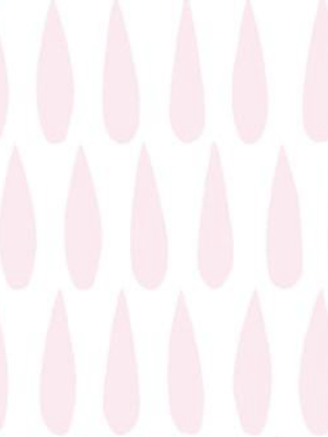 Drops Wallpaper In Pink By Marley + Malek Kids