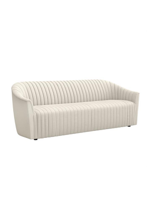 Channel Sofa In Pearl