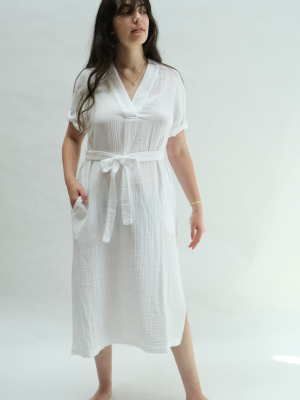 Avril Dress In White By Xirena