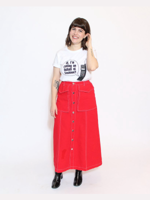 Hector Skirt In Red