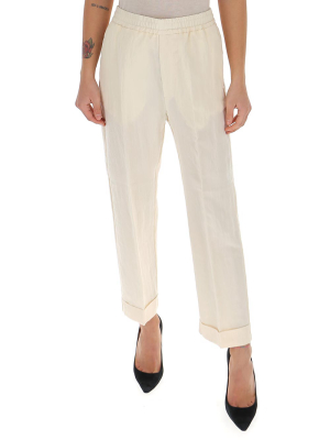 Barena Elasticated Waist Straight Leg Pants