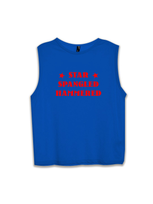 Star Spangled Hammered [women's Muscle Tank]