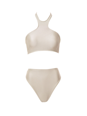 Bicolor Halterneck Bikini