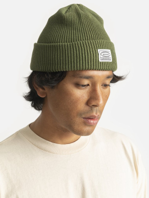 Organic Knit Beanie Olive