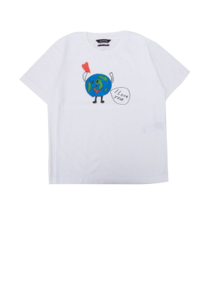 Balenciaga Kids I Love You Print T-shirt
