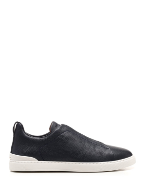 Ermenegildo Zegna Triple Stitch Slip-on Sneakers