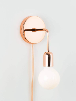Bend Solo Plug-in Sconce