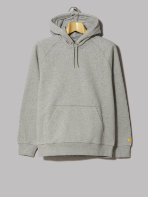 Carhartt Hooded Chase Sweatshirt (grey Heather / Gold)