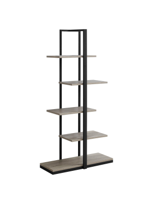 Bookcase 60" Metal Accent Detail - Everyroom®