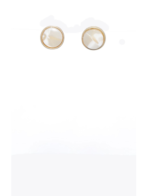 Teresa Button Earrings